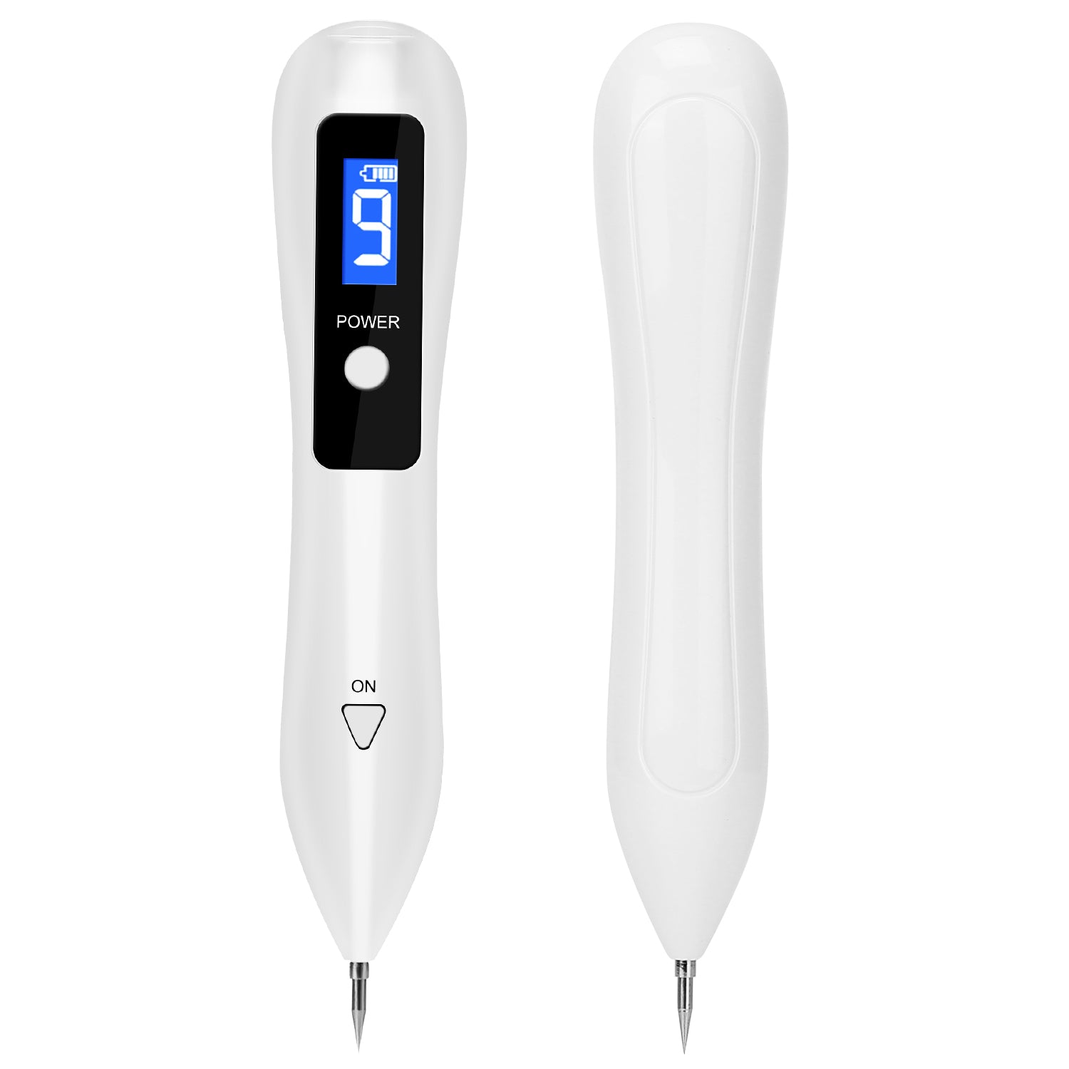2 PCS Skin Tag Repair Kit Portable Beauty Equipment Multi-Level with Home Usage USB Charging LCD Level Adjustable 12 Replaceable Needles 266924-41