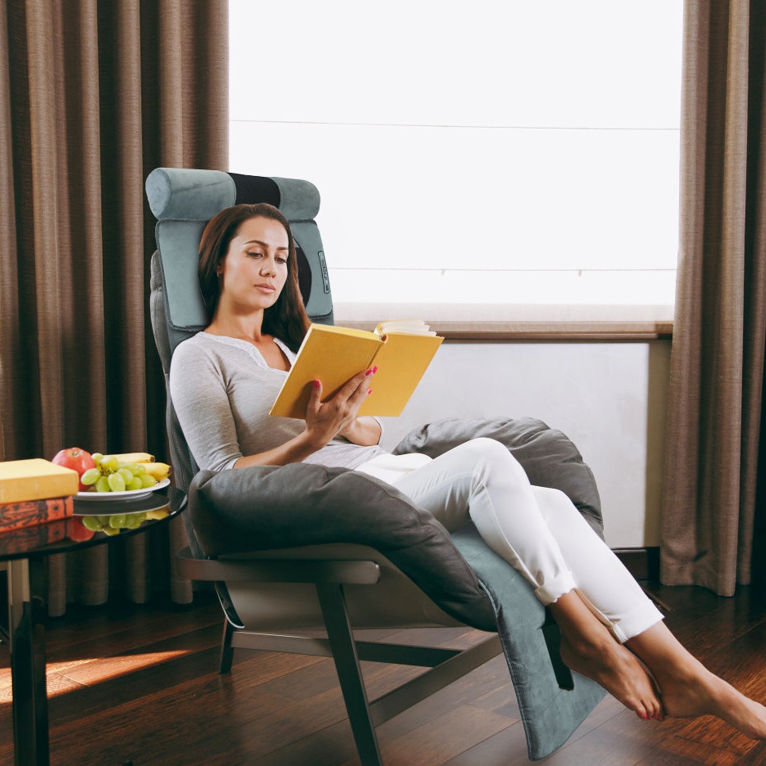 Vibration Massage Mat (Full Body) + Neck Kneading Massager - 20 Nodes, 3 Massage Modes/Speeds, 9 Vibration Settings, 3-Level Lumbar Heat, Inflatable Waist Pillow - Perfect Gift for Family 266924-41