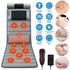 Vibration Massage Mat (Full Body) + Neck Kneading Massager - 20 Nodes, 3 Massage Modes/Speeds, 9 Vibration Settings, 3-Level Lumbar Heat, Inflatable Waist Pillow - Perfect Gift for Family 266924-41
