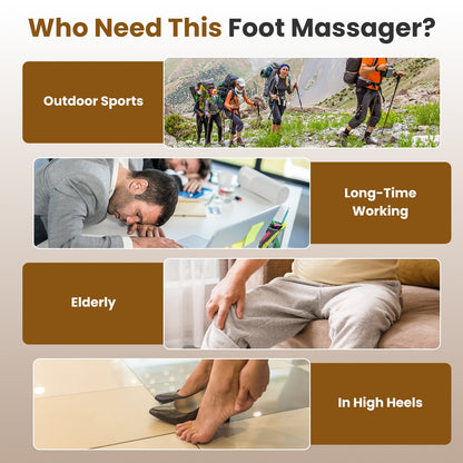 TENS &amp; EMS Foot Massager with 10 Modes &amp; 50 Intensity Levels - Electric Foot Stimulator for Neuropathy, Plantar Fasciitis &amp; Pain Relief - 4 Electrode Pads for Full Body - Cordless with Remote Control 266924-41